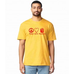  Peace Love Mustard T-shirt